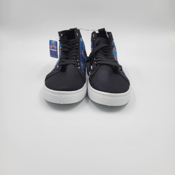 Space Jam New Legacy Canvas Shoes Sneakers High Top Black Mens Size 9-11 - Picture 4 of 7